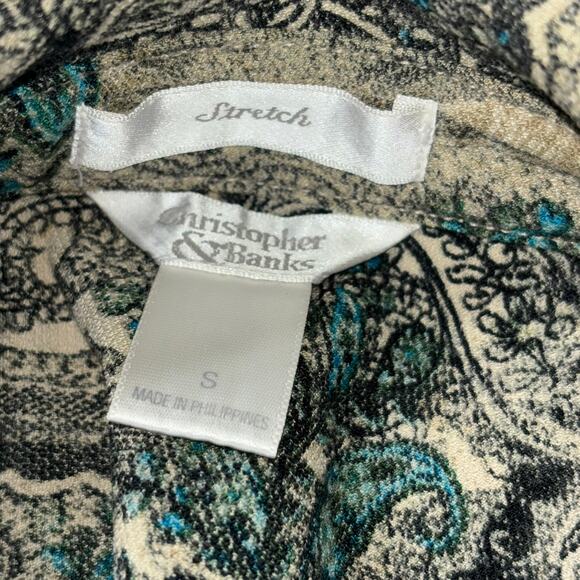 Earthy Retro Boho Stretch Jacket Small Edgy Rocker Classic Versatile Casual Arts - Picture 5 of 8